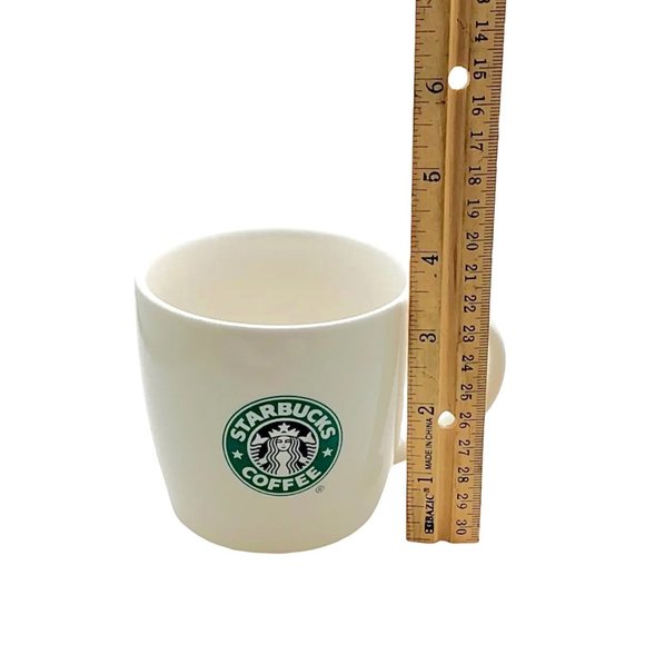 2008 Starbucks Coffee Tea Mug Cup, Porcelain Ceramic, Green Signature Logo - Picture 10 of 10